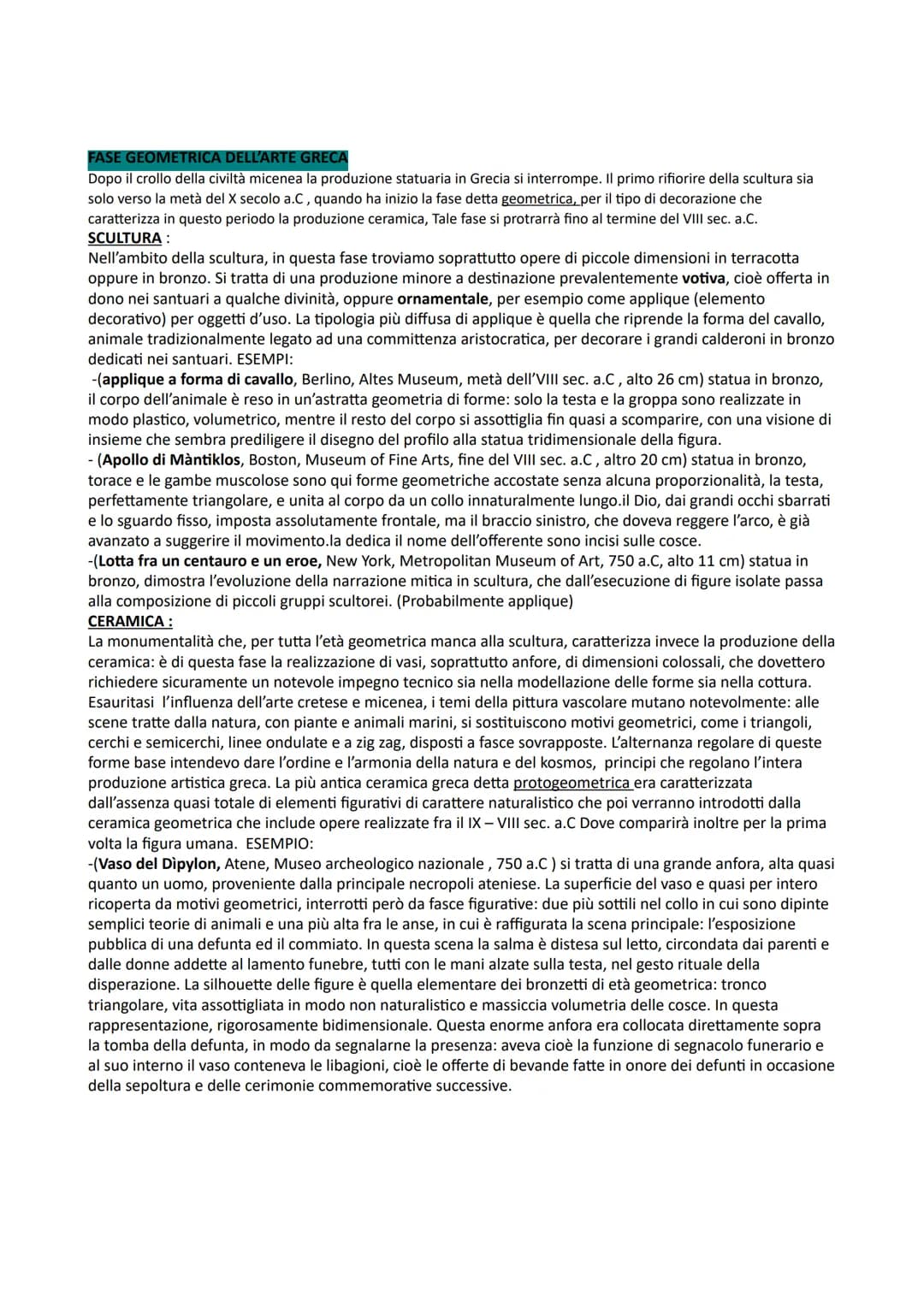 CIVILTÀ GRECA
LE ORIGINI DELLA CIVILTÀ GRECA
La storia greca viene convenzionalmente suddivisa in tre grandi periodi:
-Il periodo arcaico (c