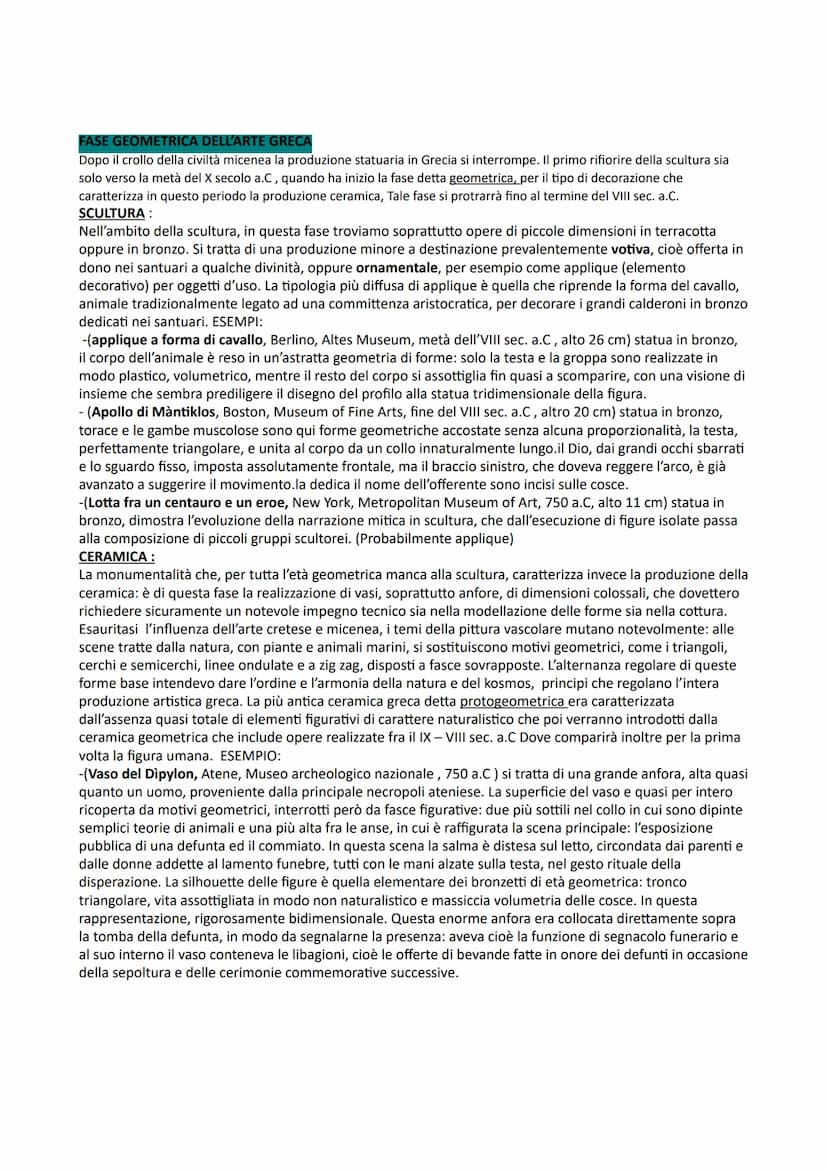 CIVILTÀ GRECA
LE ORIGINI DELLA CIVILTÀ GRECA
La storia greca viene convenzionalmente suddivisa in tre grandi periodi:
-Il periodo arcaico (c