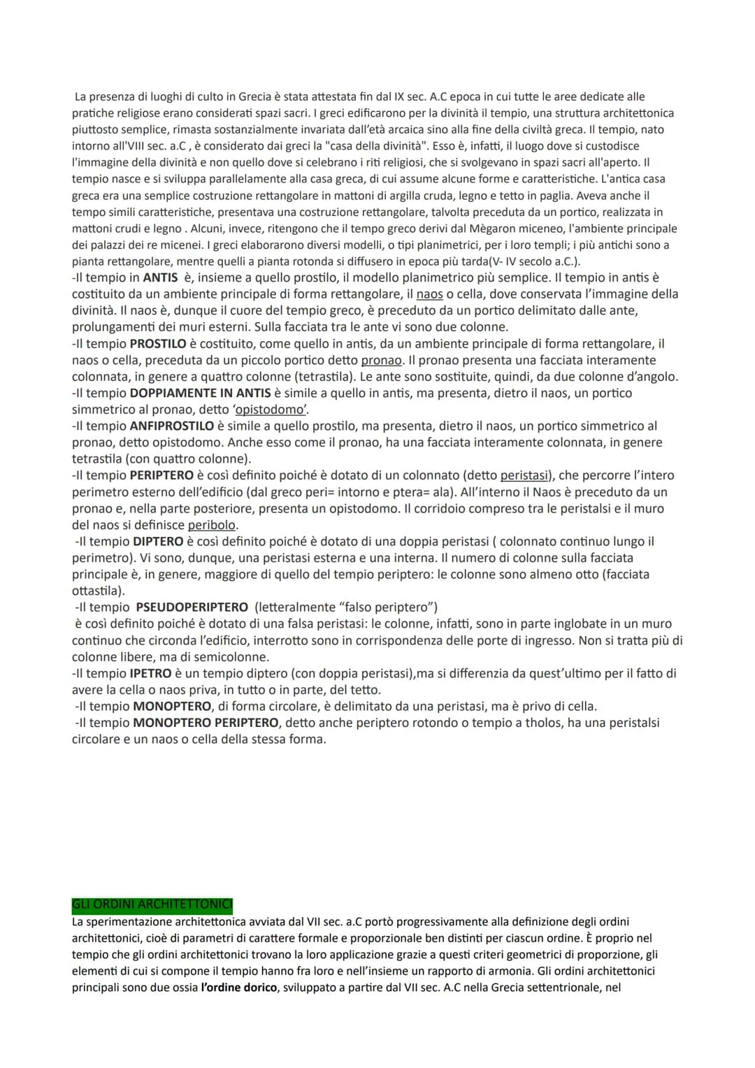 CIVILTÀ GRECA
LE ORIGINI DELLA CIVILTÀ GRECA
La storia greca viene convenzionalmente suddivisa in tre grandi periodi:
-Il periodo arcaico (c