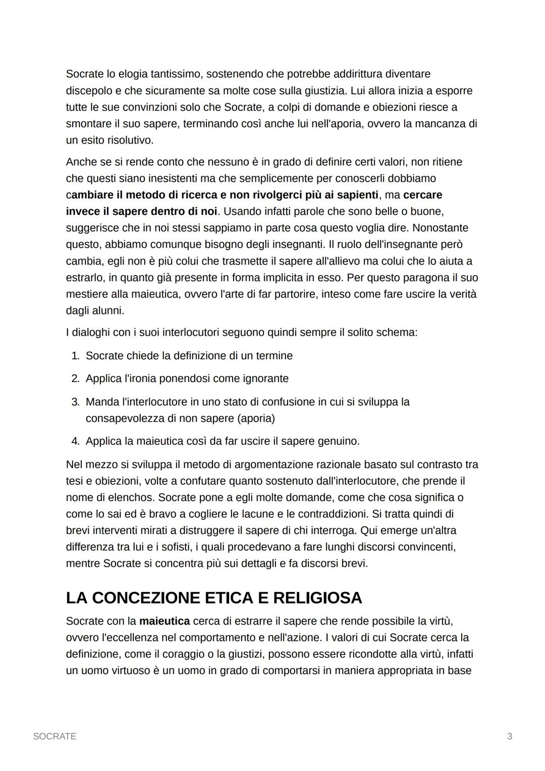 # SOCRATE

Socrate è vissuto nel V secolo a.C. ed era un tipo strano ma con una grande
capacità nell'arte della discussione tanto che veniva