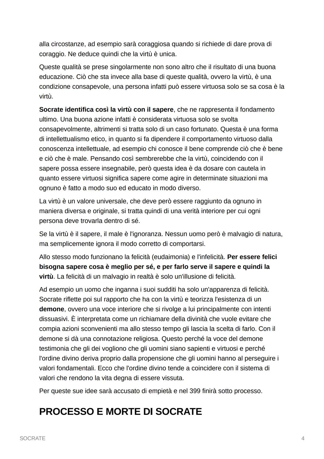# SOCRATE

Socrate è vissuto nel V secolo a.C. ed era un tipo strano ma con una grande
capacità nell'arte della discussione tanto che veniva