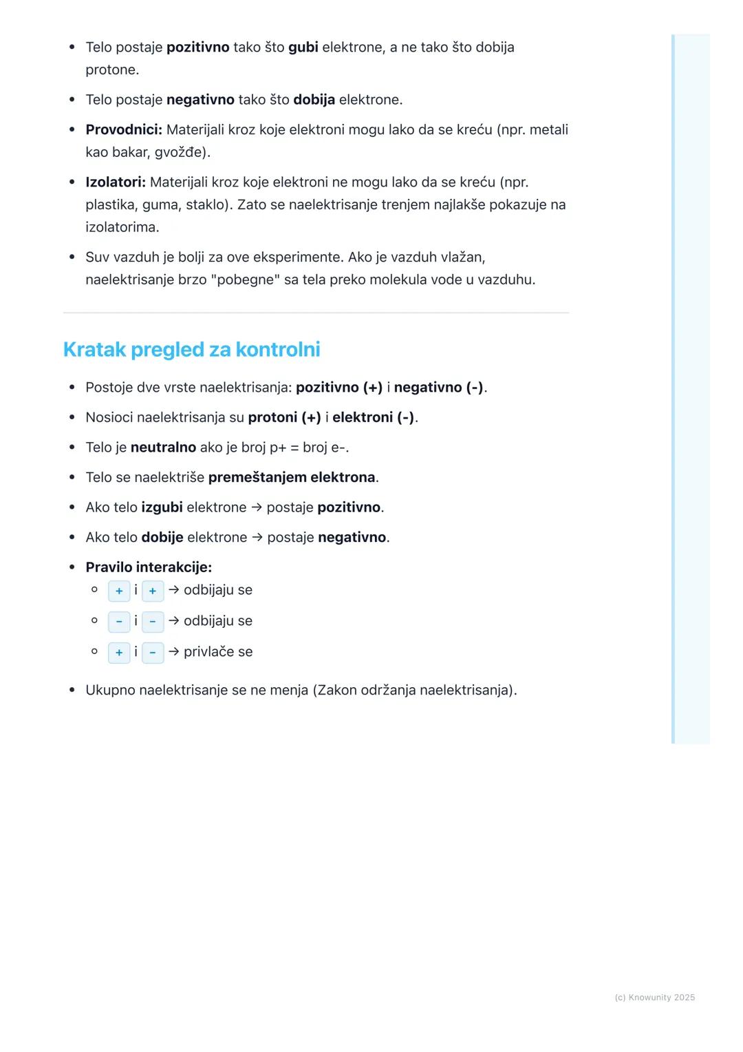 # Električno naelektrisanje

Uvod u električno naelektrisanje

Sve oko nas je napravljeno od atoma. Ponekad, kada trljamo neke stvari, kao
n