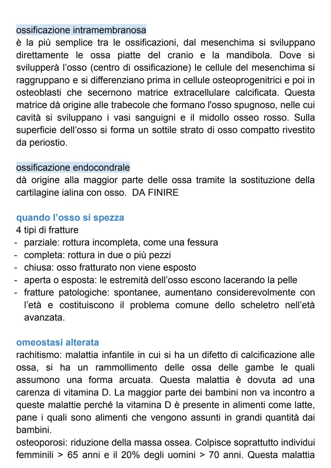 SISTEMA SCHELETRICO
Il nostro scheletro è un endoscheletro, formato da 206 ossa singole
connesse da 68 articolazioni.
Le ossa sono formate d