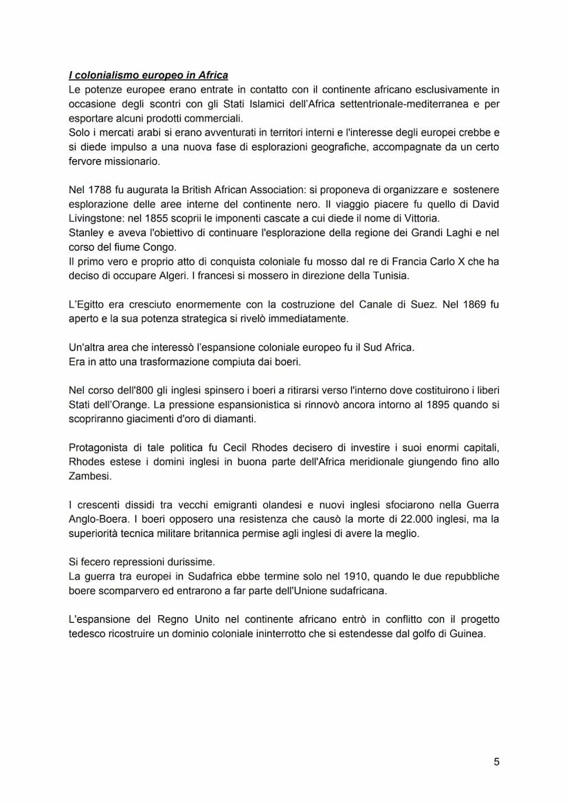 CAPITOLO 16: L'età del colonialismo e dell'imperialismo
Che cos'è l'imperialismo?
La colonizzazione moderna assunse fin dall'inizio proporzi
