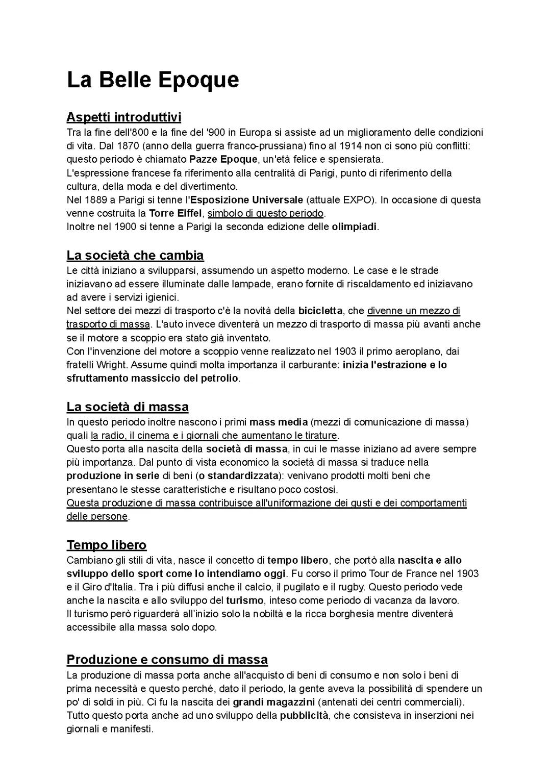 La Belle Époque: Un Affascinante Periodo Storico