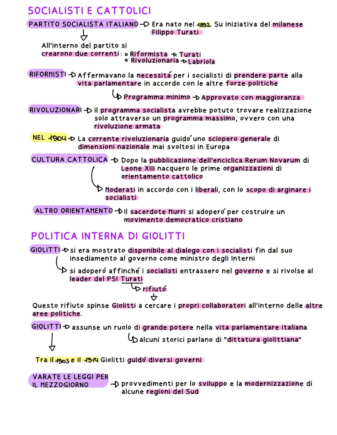 ITALIA GIOLITTIANA
L'INIZIO DI UN NUOVO CORSO POLITICO
L'ULTIMO DECENNIO
DEL XIX SECOLO
Era stato per l'Italia un periodo di forte crisi
MAR