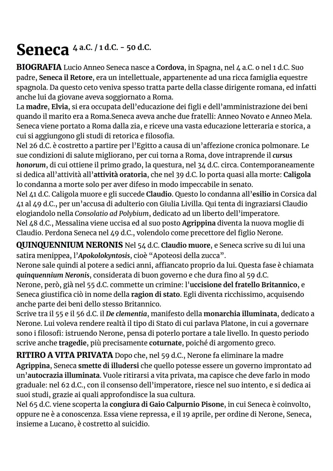 LATINO
❖ Età Giulio-Claudia
❖ Fedro
Seneca ܀ Età Augustea
Augusto sale al potere dopo un periodo di guerre civili, promettendo di riportare 