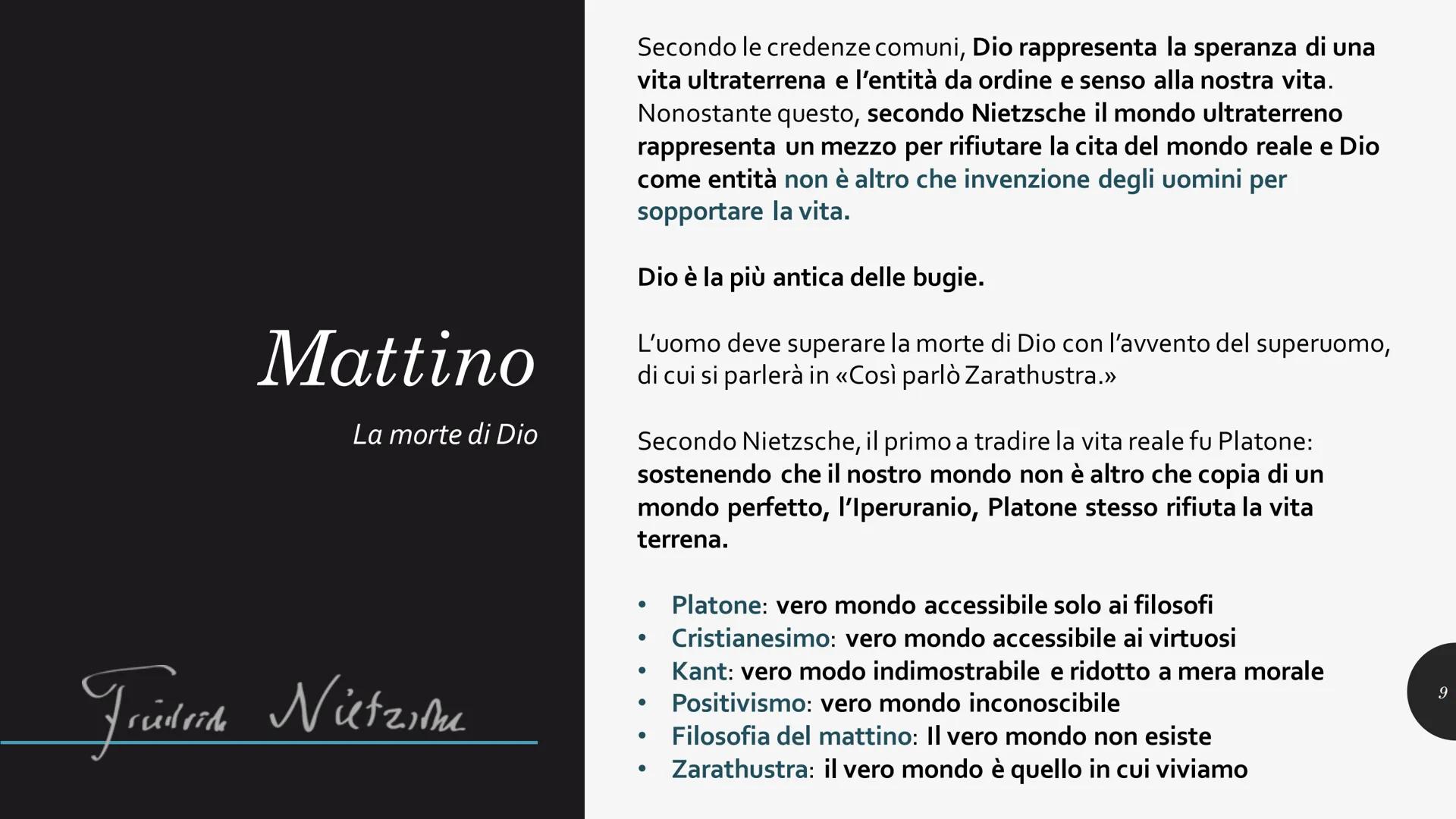 "Perfino Dio ha il suo inferno: è il suo
amore per gli uomini.”

Friedrich
Nietzsche

Alessia Vescio VAART # Vita

Nietzsche e sua madre

Fr