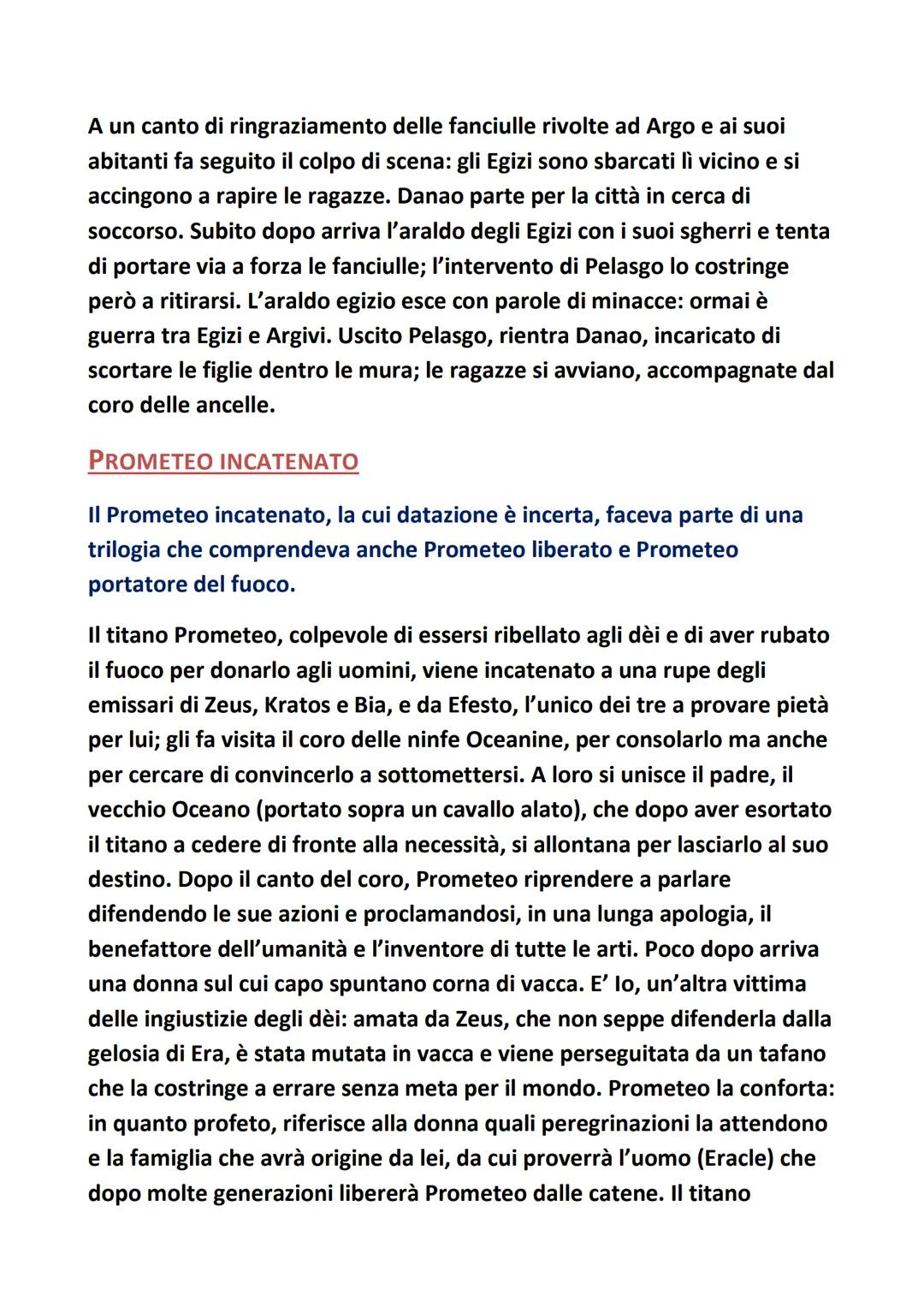 # Eschilo

La vita e le opere

Eschilo nacque nel 525 a.c. a Eleusi, presso Atene, da una famiglia
aristocratica. Iniziò giovane l'attività 