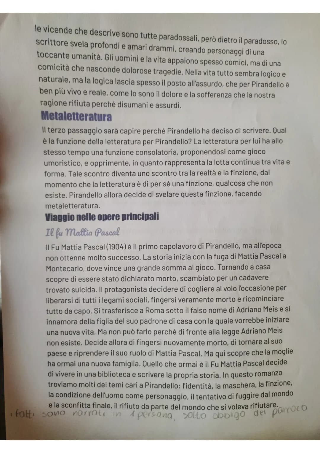 
<p>Luigi Pirandello nasce nel 1867 vicino Agrigento, all'epoca Girgenti, in una località chiamata Caos. Inizialmente il padre desiderava fa