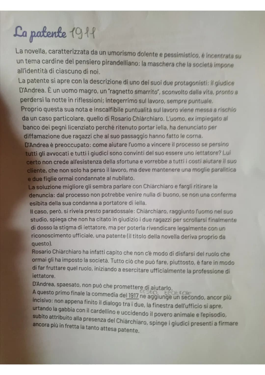 
<p>Luigi Pirandello nasce nel 1867 vicino Agrigento, all'epoca Girgenti, in una località chiamata Caos. Inizialmente il padre desiderava fa