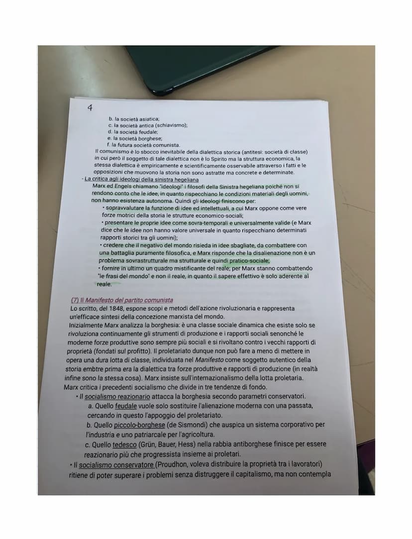 Marx
Marx ron & definito solo filosofo ma anche sociologo, economiste de proprio perché la sua filosofia
ingloba diverse discipline.
Inoltre