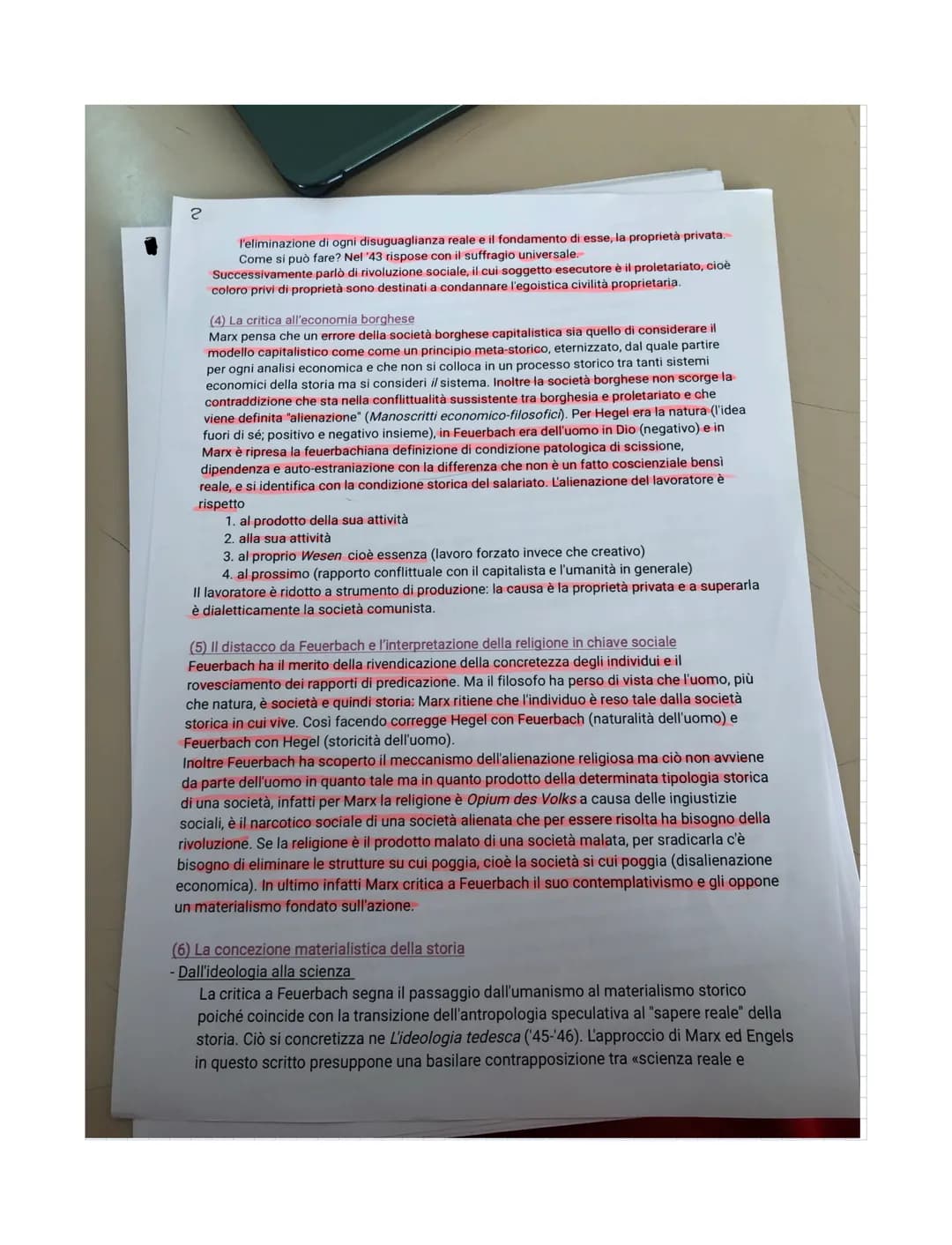 Marx
Marx ron & definito solo filosofo ma anche sociologo, economiste de proprio perché la sua filosofia
ingloba diverse discipline.
Inoltre