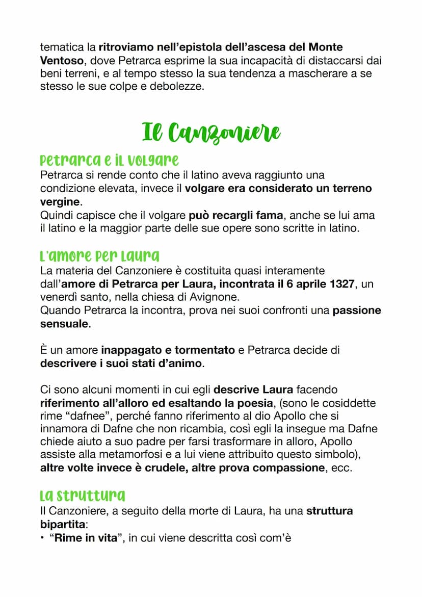 Francesco Petrarca
Petrarca nacque ad Arezzo il 20 luglio 1304. La famiglia fiorentina
era di condizione borghese. Il padre, ser Petracco, e