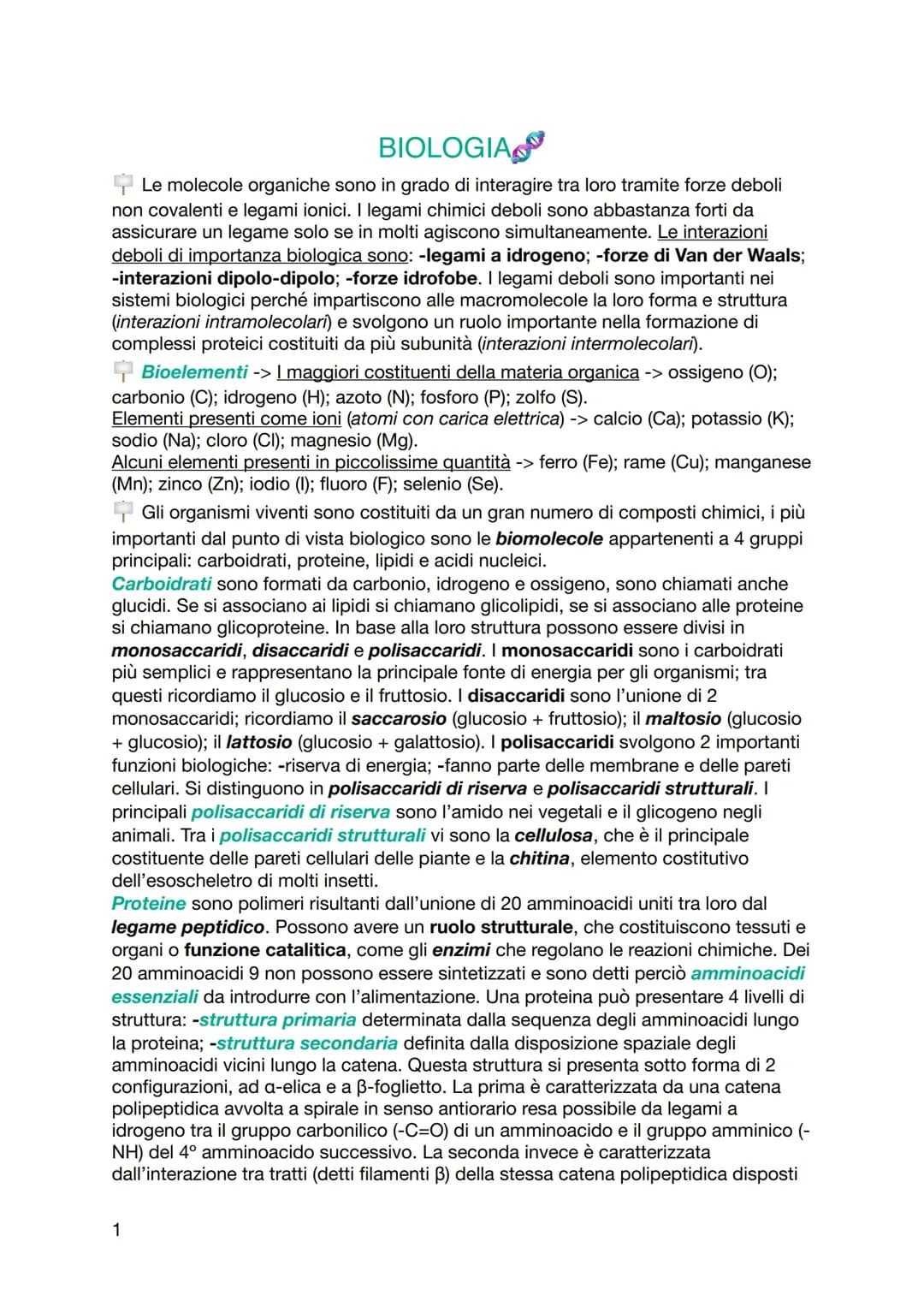 Biologia per test professioni sanitarie 