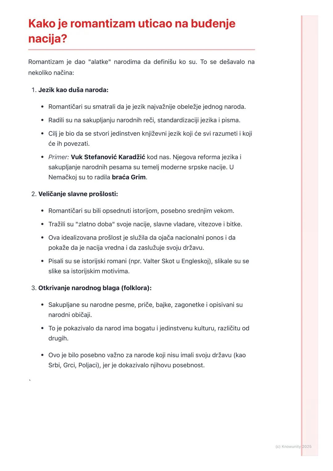 # Romantizam i buđenje
nacionalne svesti

Uvod u romantizam i nacionalnu svest

Romantizam je kulturni i umetnički pokret koji se javio kraj