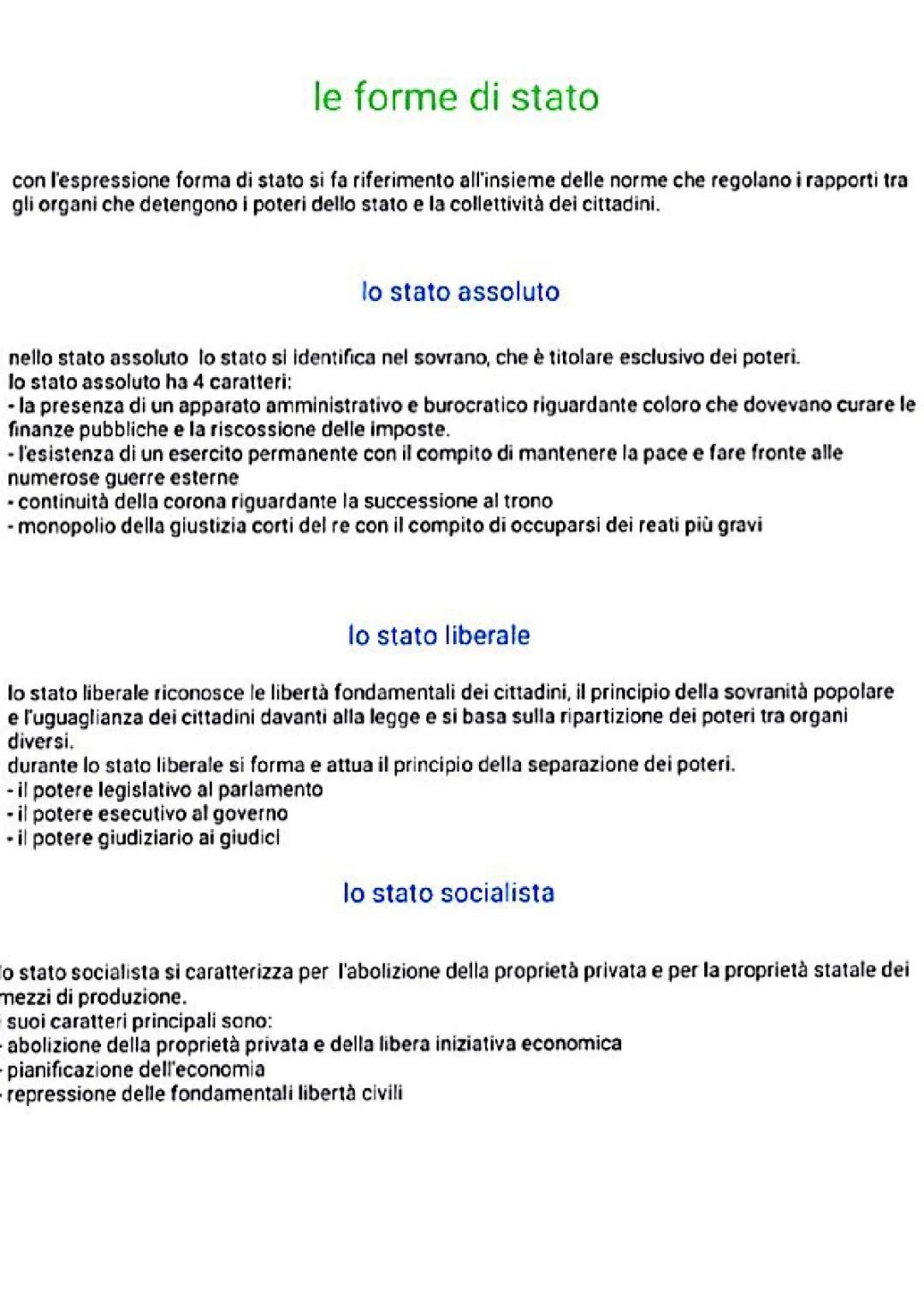 forme di stato diritto