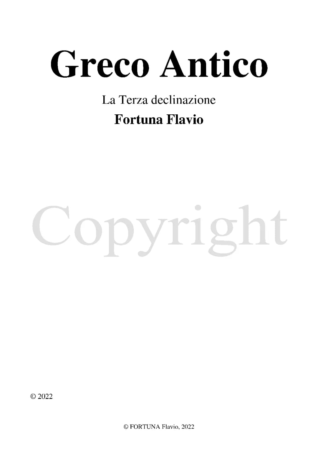 Scopri la Terza e Seconda Declinazione Greco e Latino!