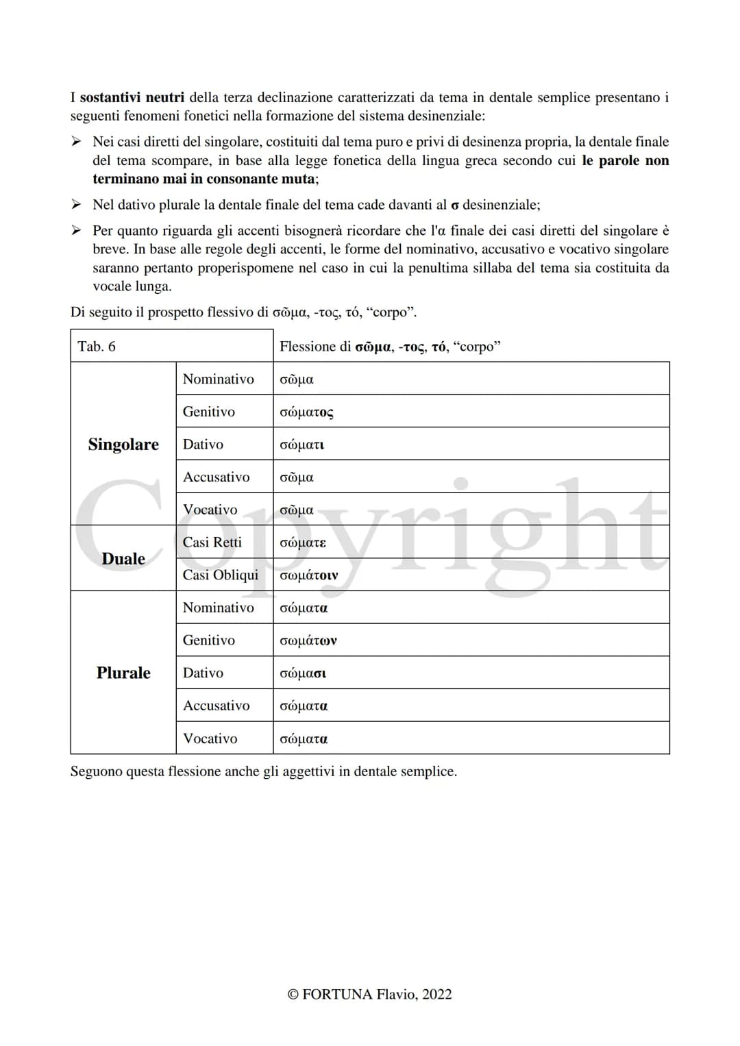 
<h2 id="laterzadeclinazione">La Terza declinazione</h2>
<p>L'autore di questo documento è Fortuna Flavio. Il documento è stato pubblicato n