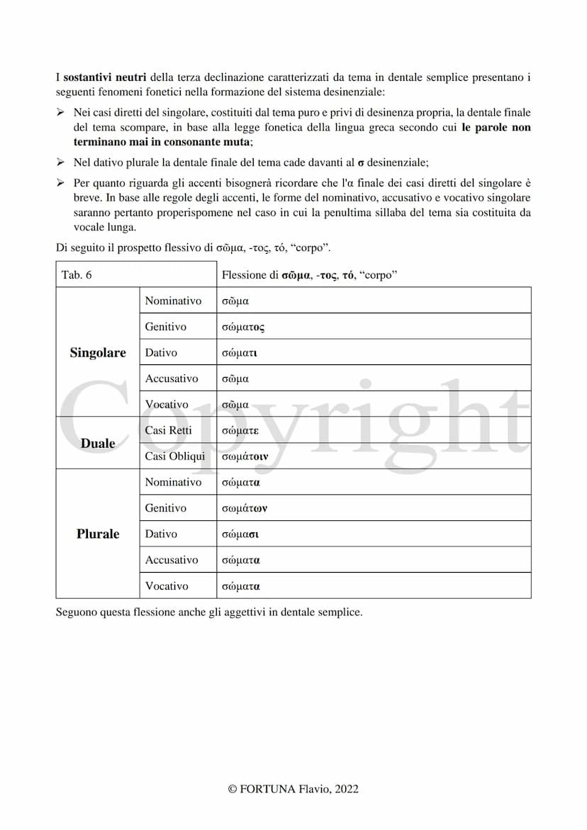 
<h2 id="laterzadeclinazione">La Terza declinazione</h2>
<p>L'autore di questo documento è Fortuna Flavio. Il documento è stato pubblicato n