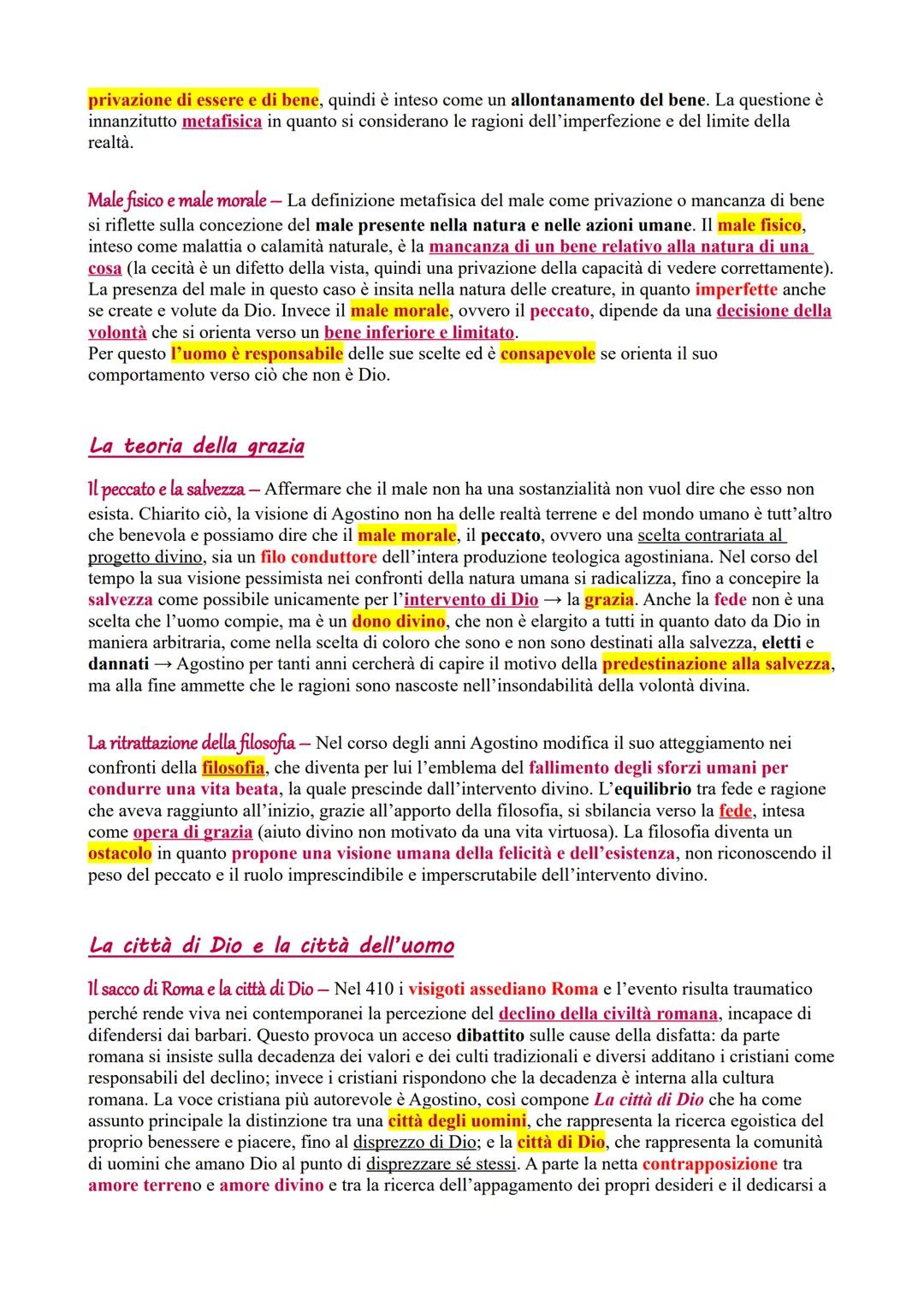 Agostino
La vita e le opere
Agostino si presenta come un animo inquieto e intellettualmente sensibile a tutte le proposte
culturali del suo 