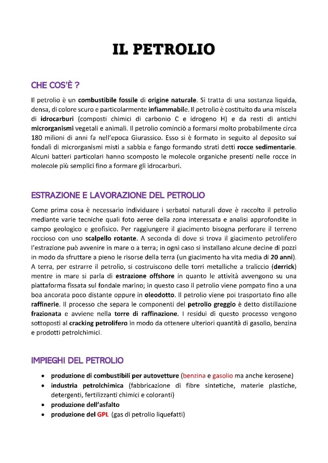 Tutto sul Petrolio: Dalla Formazione alla Raffinazione per Bambini