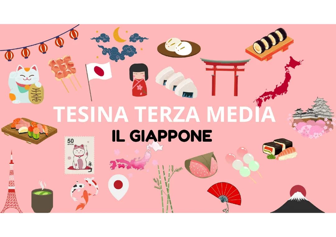 Tesina terza media sul Giappone