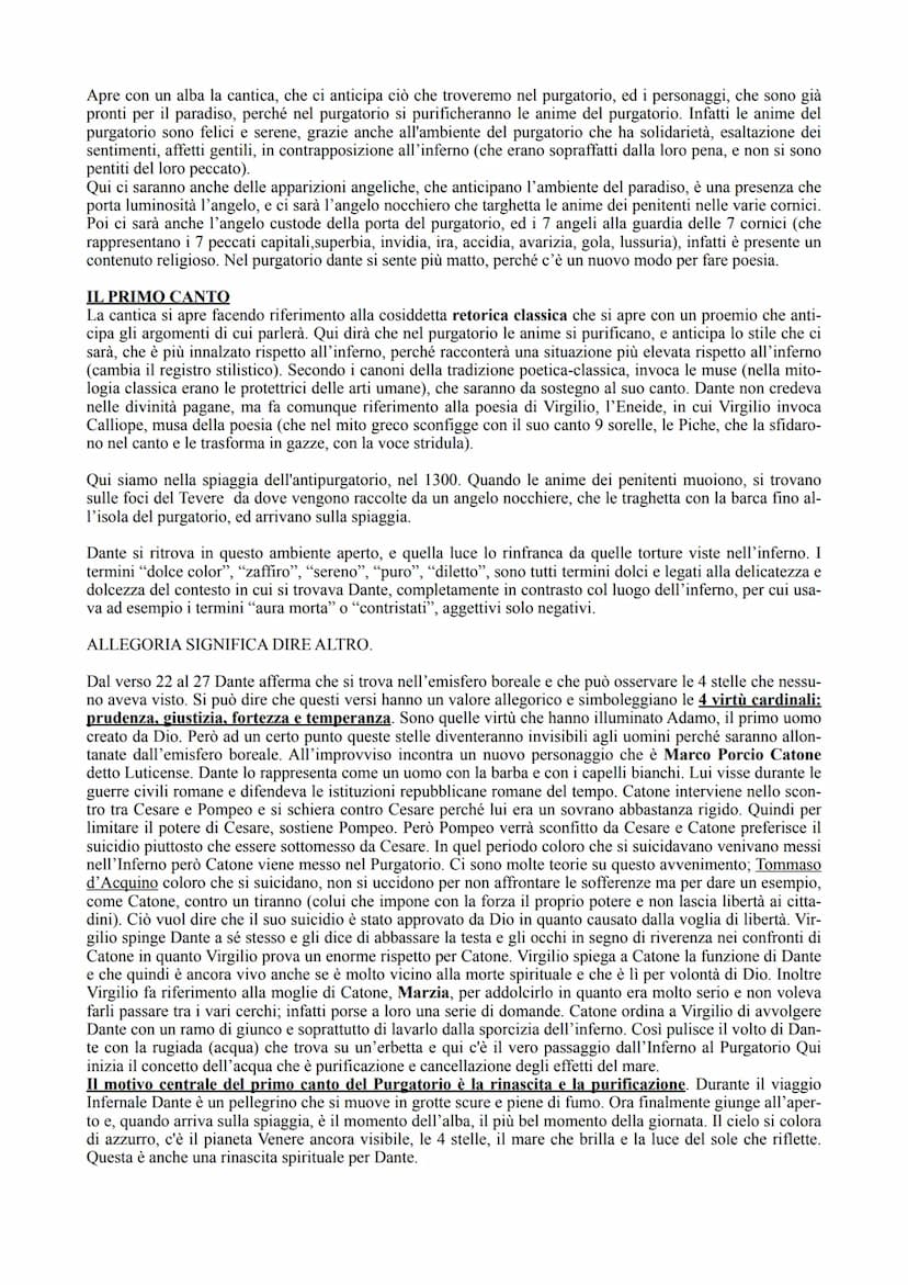 LA DIVINA COMMEDIA
La Divina commedia è un poema formato da cento canti, suddivisi in tre cantiche (Inferno, Purgatorio e Pa-
radiso), ciasc