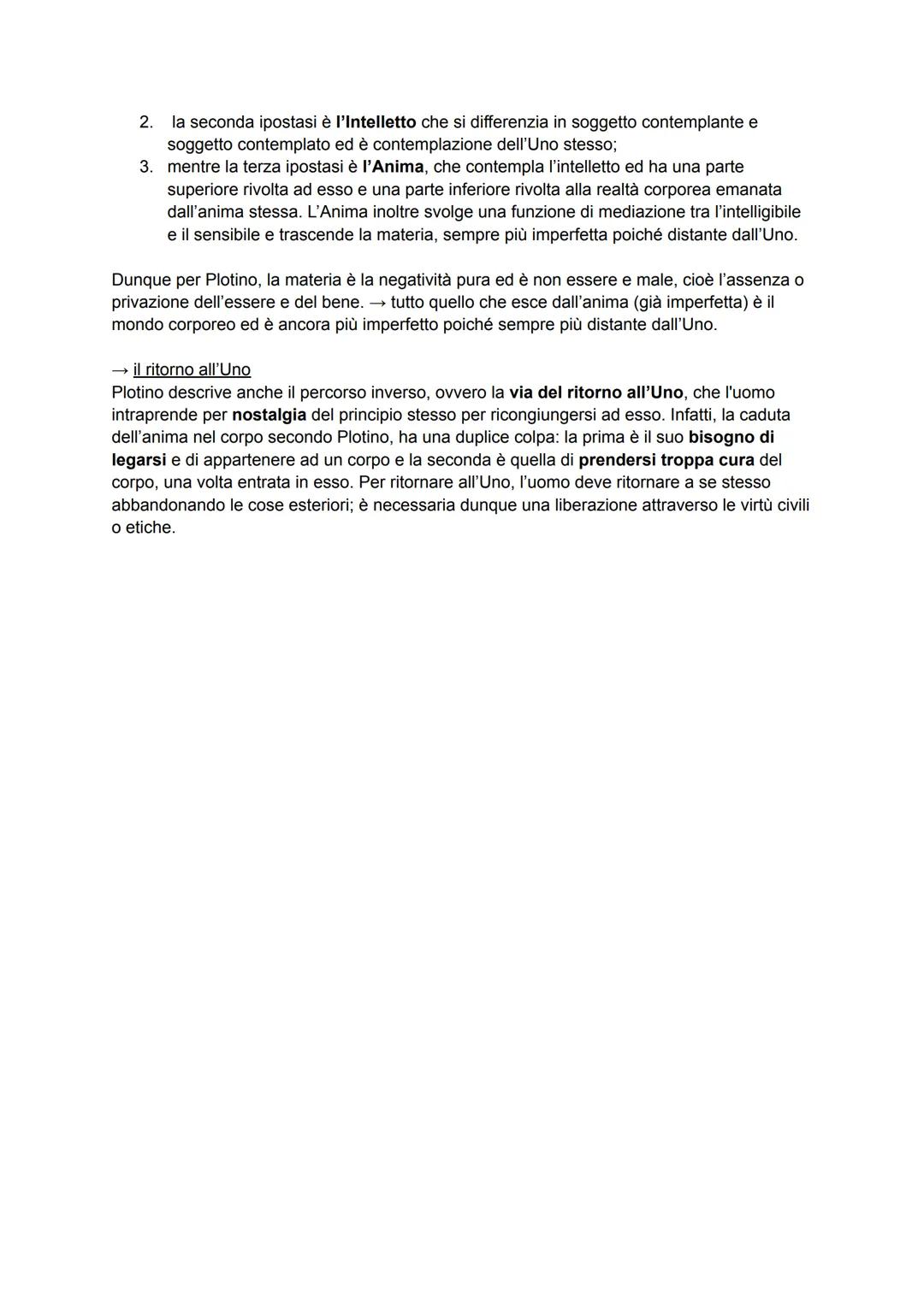 NEOPLATONISMO E PLOTINO
Il neoplatonismo è una corrente filosofica nata circa nel 3 d.C che ha come obiettivo quello
di unificare gli elemen
