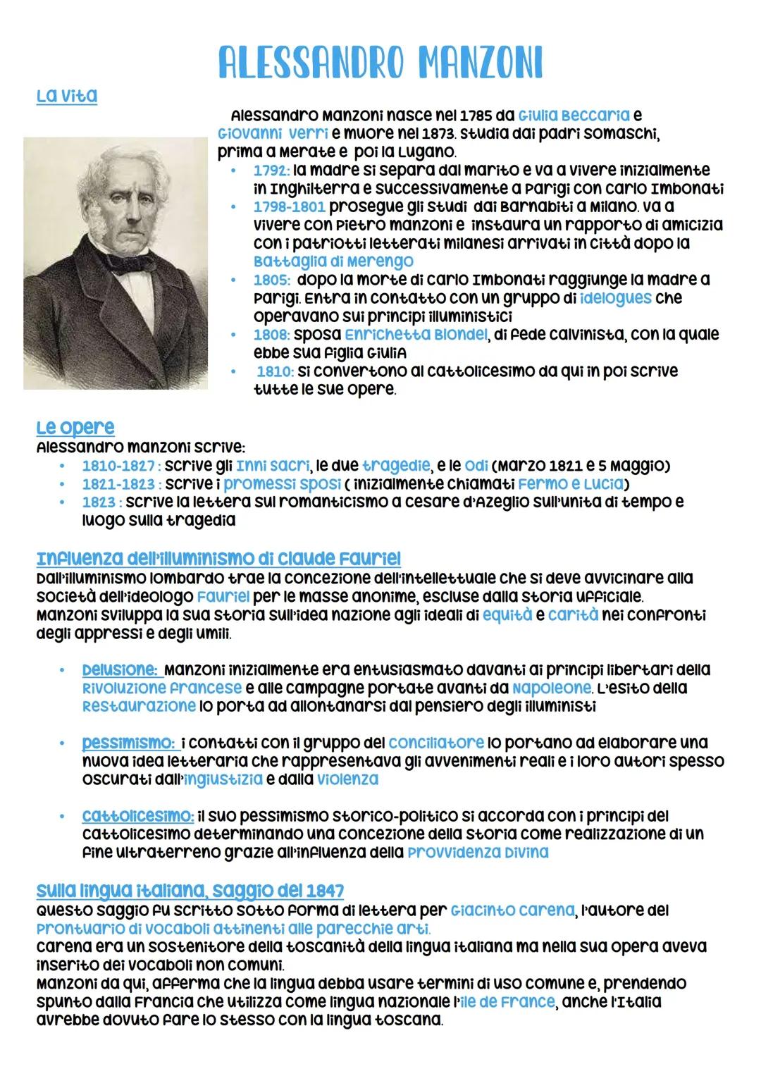 Alessandro manzoni