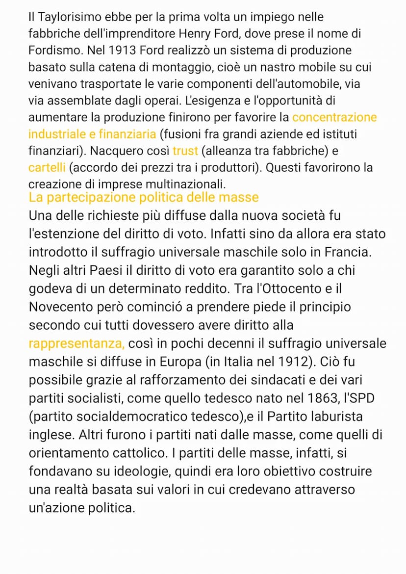 La belle époque
Tra la fine dell' Ottocento e l'inizio del Novecento in Europa
avvenne un generale miglioramento delle condizioni di vita.
Q