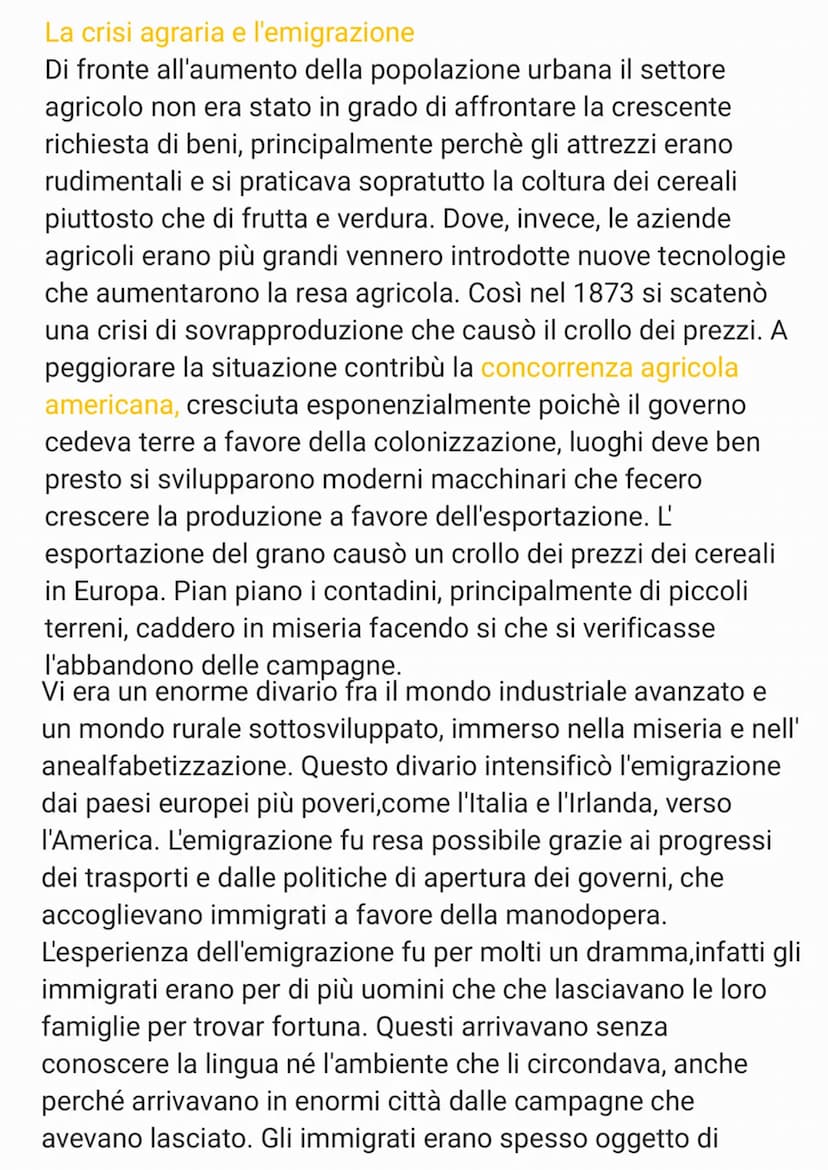 La belle époque
Tra la fine dell' Ottocento e l'inizio del Novecento in Europa
avvenne un generale miglioramento delle condizioni di vita.
Q