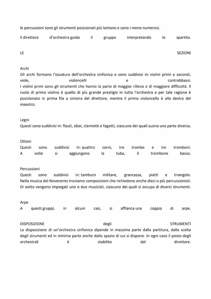Le origini
Nel Medioevo e nel Rinascimento non vi erano particolari indicazioni o regole per far suonare
insieme più strumenti: la musica vo