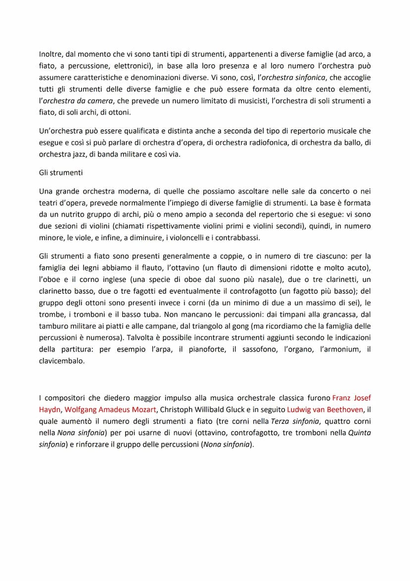 Le origini
Nel Medioevo e nel Rinascimento non vi erano particolari indicazioni o regole per far suonare
insieme più strumenti: la musica vo