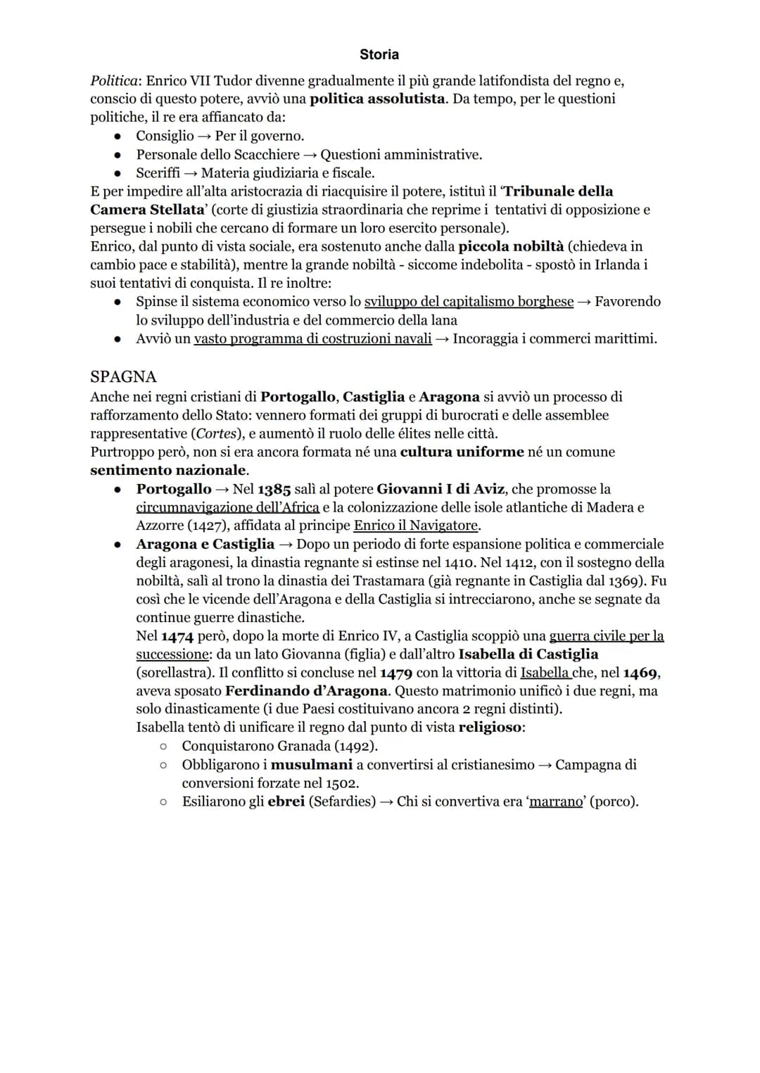 LE MONARCHIE NAZIONALI - LA FORMAZIONE DELLO STATO MODERNO
Partendo con il dire che il Quattrocento fu il secolo del consolidamento delle gr