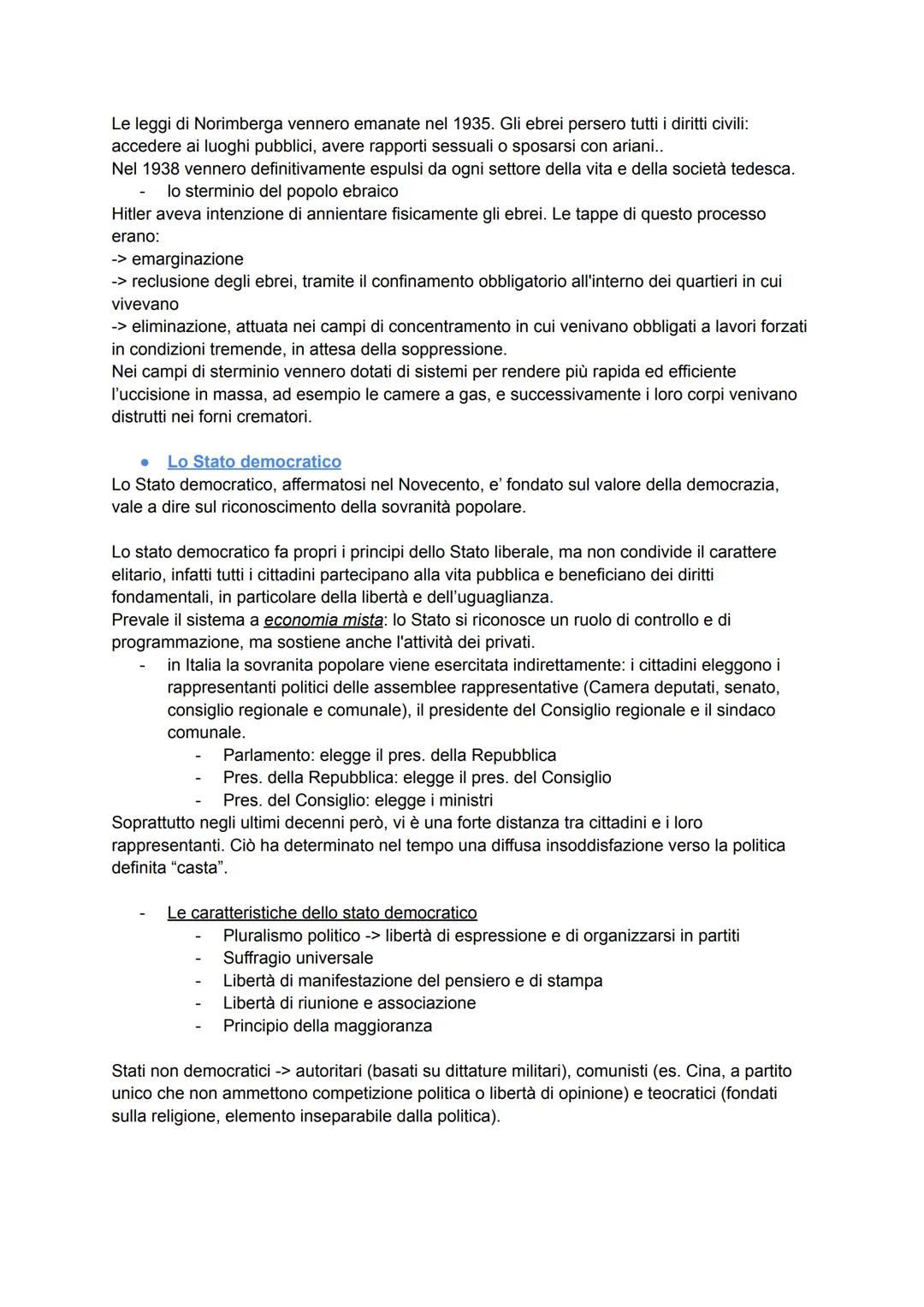 # LO STATO

Lo Stato è l'ente sociale che si forma quando su un territorio determinato, un popolo si
organizza giuridicamente e si sottopone