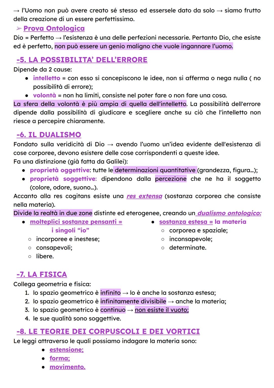 "VITA"
CARTESIO (René Descartes)
• Nasce il 31 Marzo 1596 a La Haye da una famiglia aristocratica;
• Studia in collegio per 9 anni (La Flèch