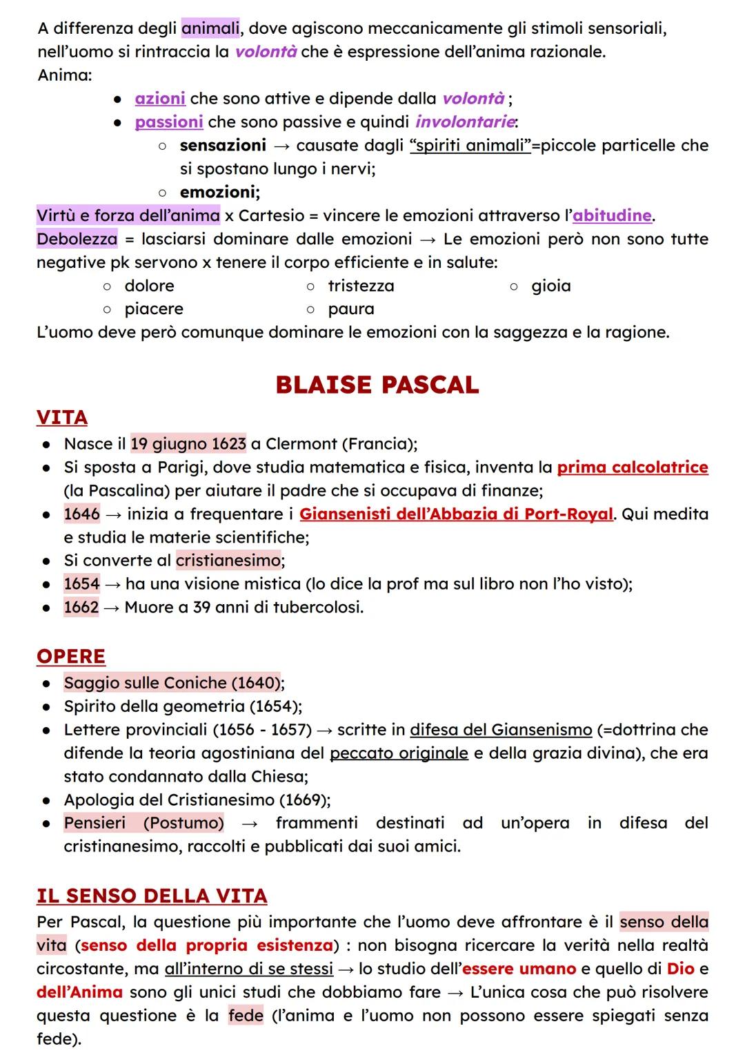 "VITA"
CARTESIO (René Descartes)
• Nasce il 31 Marzo 1596 a La Haye da una famiglia aristocratica;
• Studia in collegio per 9 anni (La Flèch