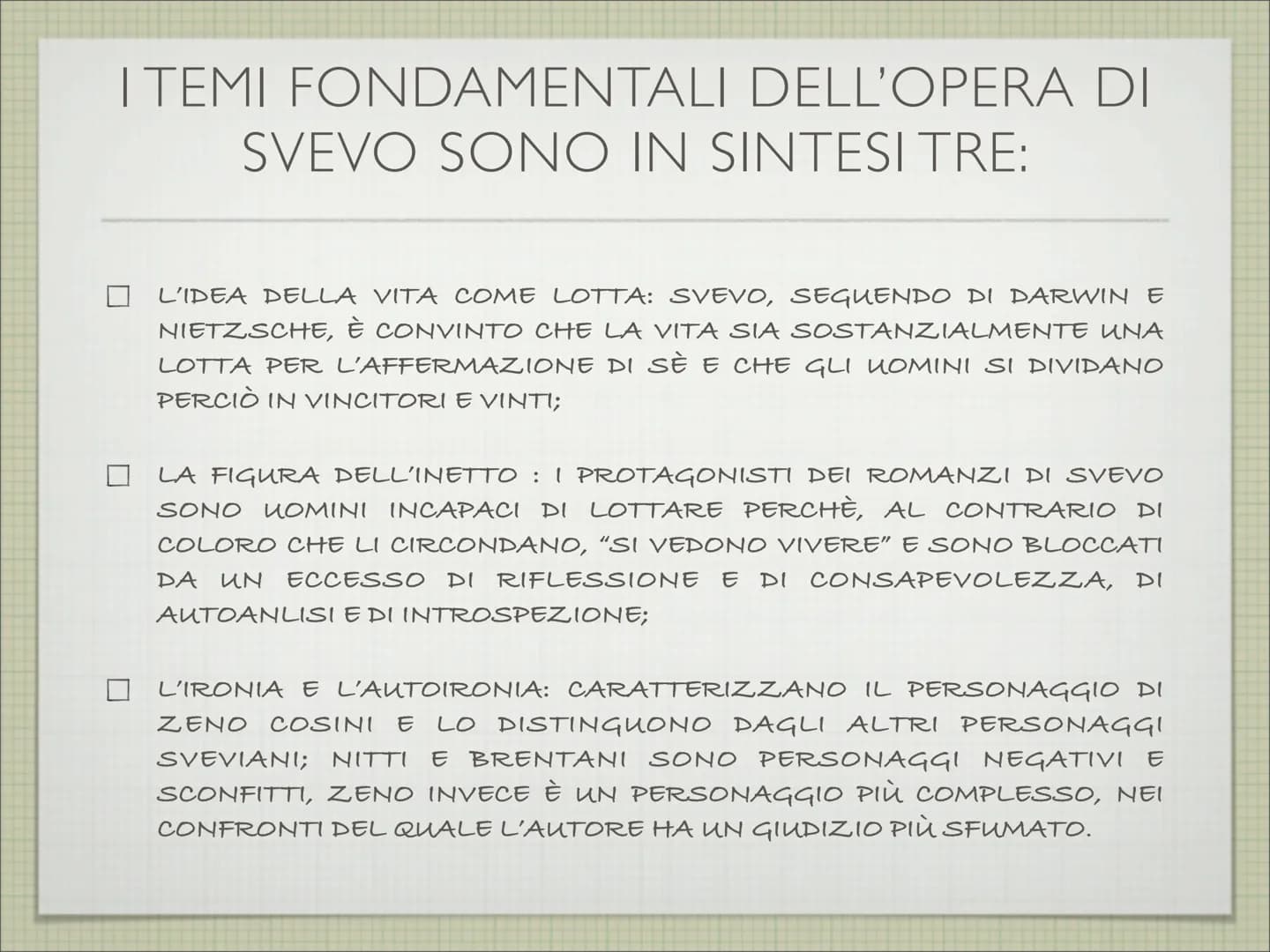 ITALO SVEVO
(1861-1928)
A CURA DI MARIA ELISABETTA LORICCHIO LA VITA
ITALO SVEVO, CHE NASCE A TRIESTE NEL 1861, È LO PSEUDONIMO DI
ETTORE SC