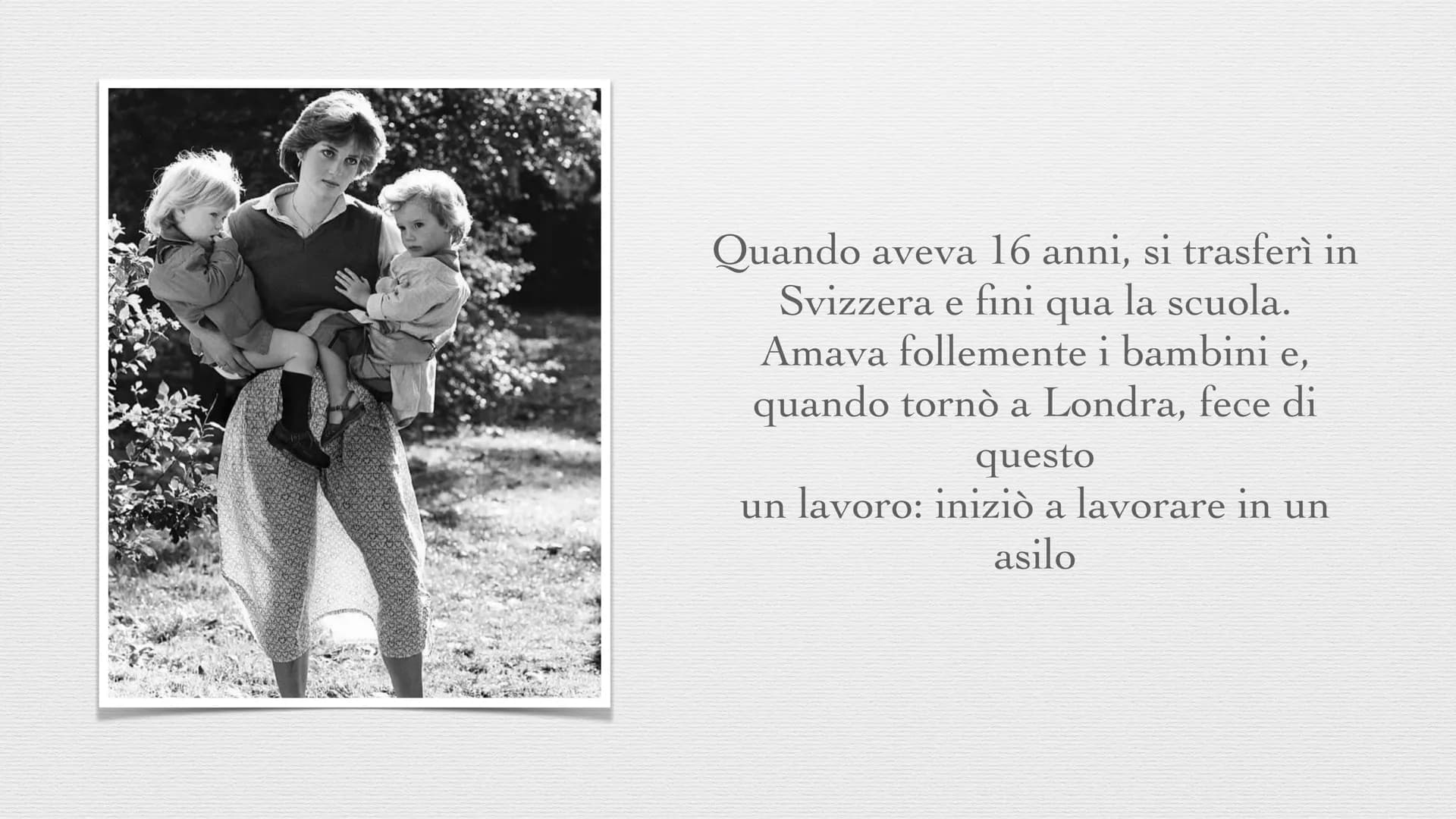 Lady Diana L'infanzia
Diana Spencer nasce il 1 luglio 1961 in Inghilterra e ha due sorelle più
grandi e un fratello minore
3
Para
The Prince