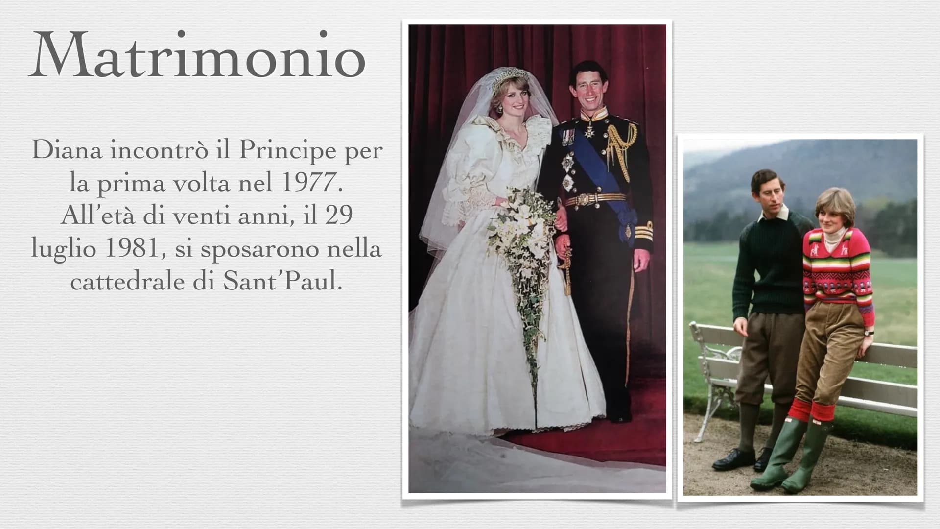 Lady Diana L'infanzia
Diana Spencer nasce il 1 luglio 1961 in Inghilterra e ha due sorelle più
grandi e un fratello minore
3
Para
The Prince