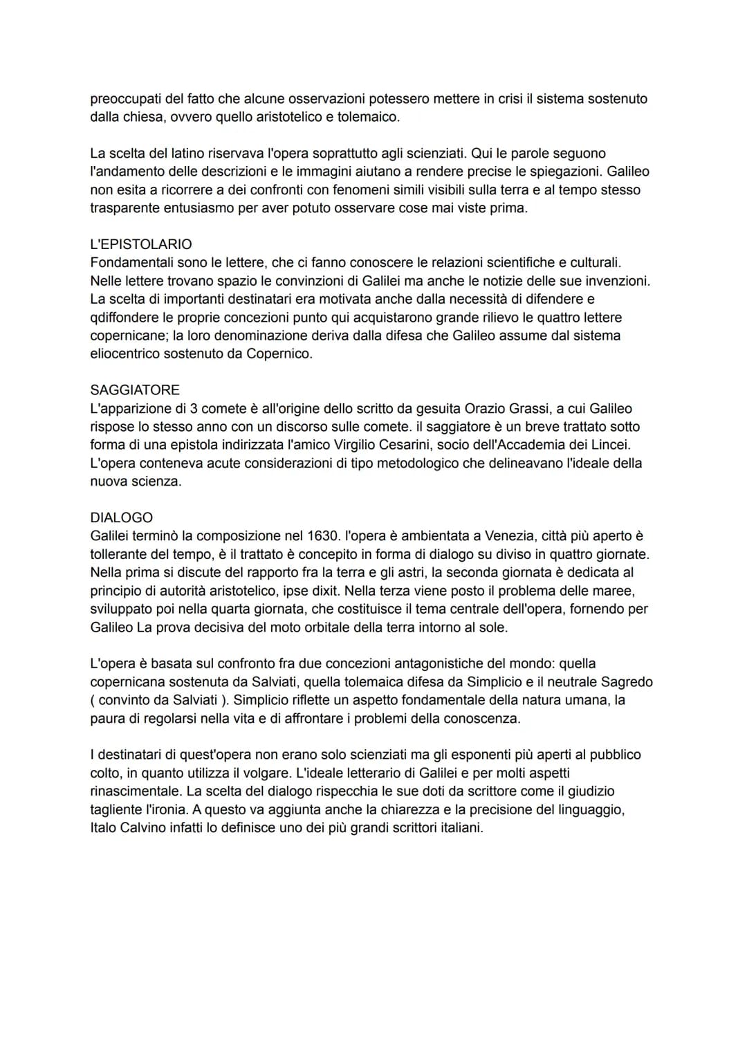 LA VITA
Galileo Galilei nasce a Pisa nel 1564. Ebbe una raffinata educazione artistica e letteraria. A
Pisa inizia in studi di medicina, che