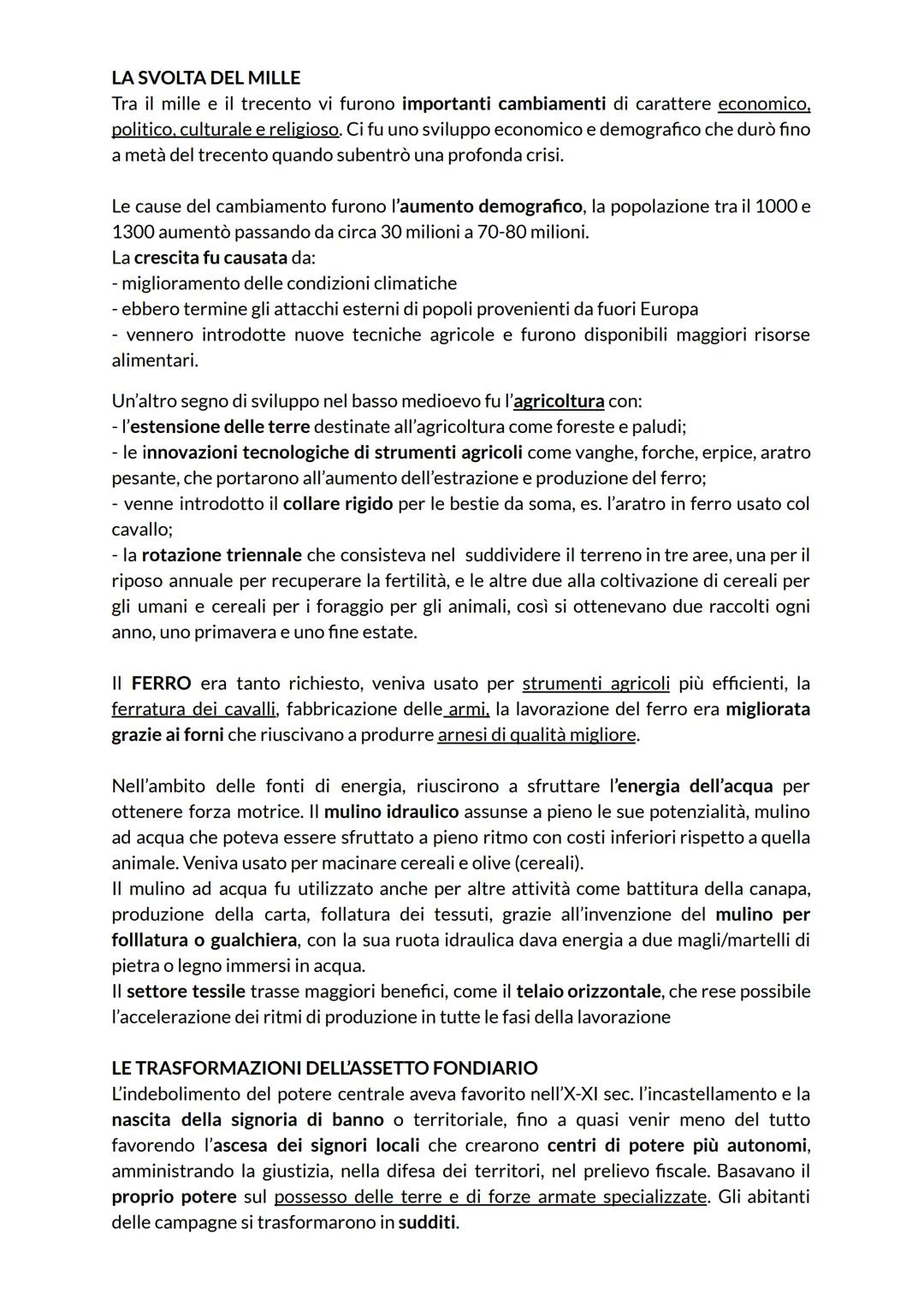 II MEDIOEVO è il periodo che va dal crollo dell'impero romano 476 d.C. alla scoperta
dell'America nel 1492, quindi si suddivide in due parti