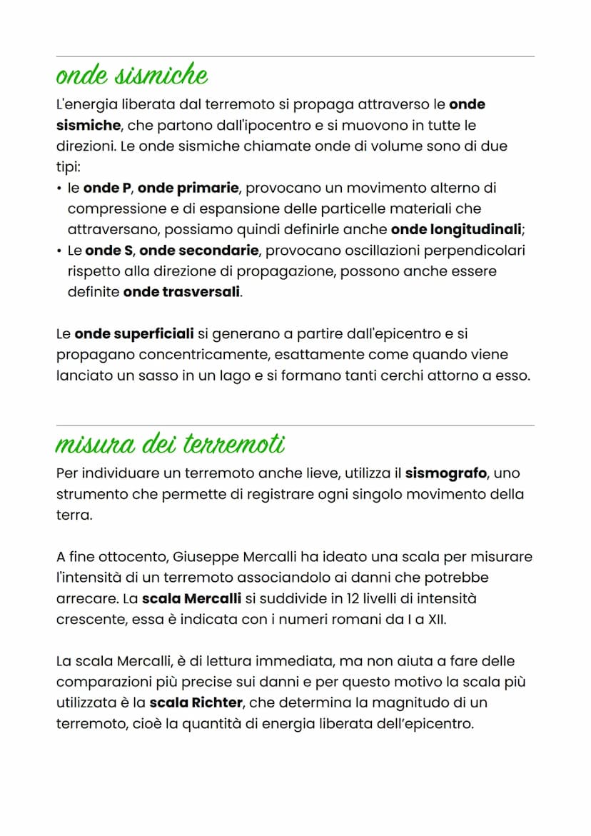 I terremoti
Un terremoto, è una rapida vibrazione del terreno prodotta da una
brusca liberazione di energia da parte delle rocce.
cos'è
Lo s