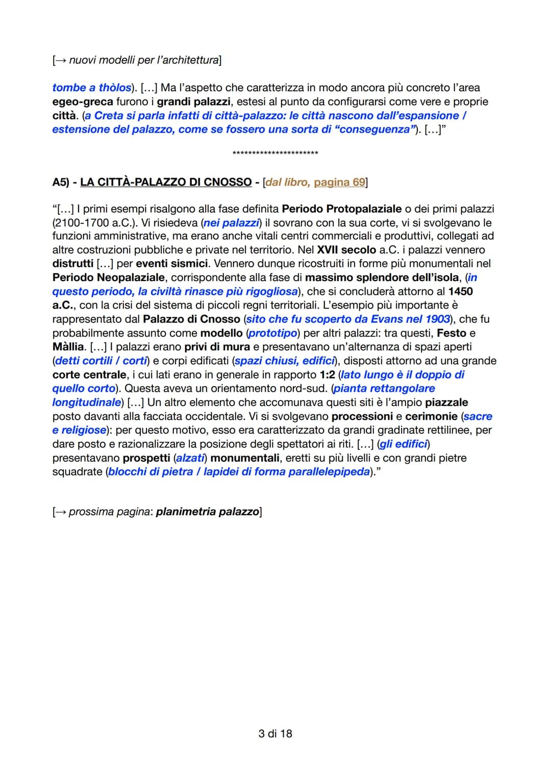 ARTE DEL MEDITERRANEO ORIENTALE
(dal libro, pagina 64)
A) - LA CIVILTÀ CRETESE
●
si sviluppa sull'isola di Creta; la civiltà è detta anche m