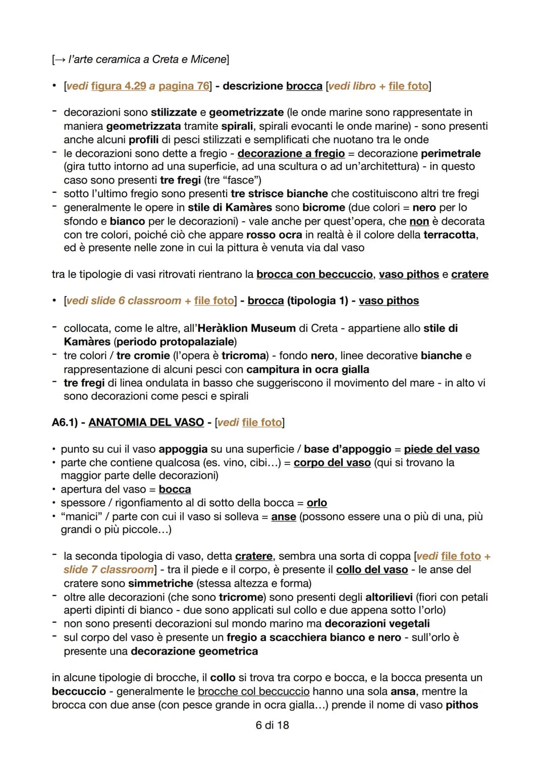ARTE DEL MEDITERRANEO ORIENTALE
(dal libro, pagina 64)
A) - LA CIVILTÀ CRETESE
●
si sviluppa sull'isola di Creta; la civiltà è detta anche m