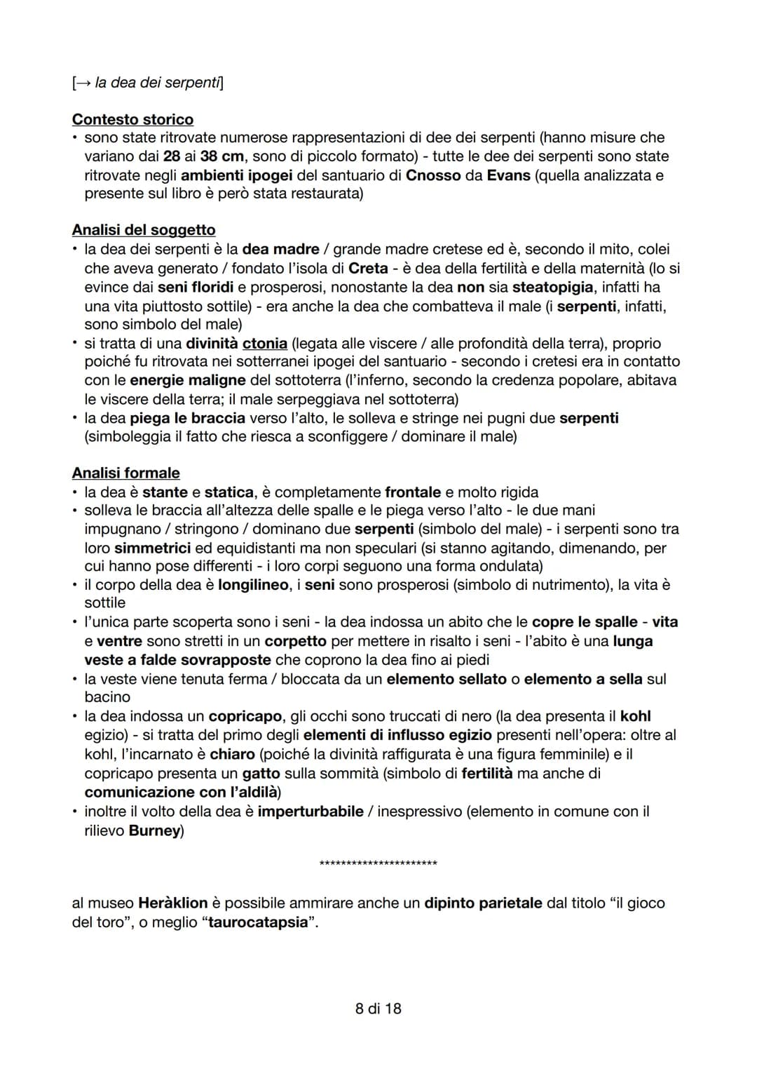 ARTE DEL MEDITERRANEO ORIENTALE
(dal libro, pagina 64)
A) - LA CIVILTÀ CRETESE
●
si sviluppa sull'isola di Creta; la civiltà è detta anche m