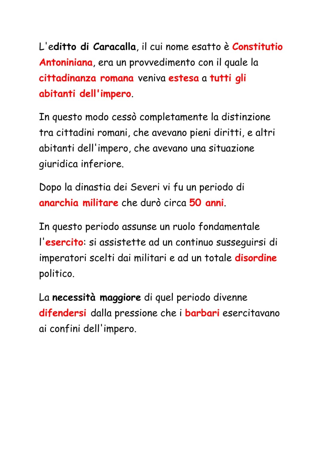 Dinastia dei Severi
Dopo Commodo, a guidare l'impero romano fu la
dinastia dei Severi.
Gli imperatori romani appartennero alla dinastia dei
