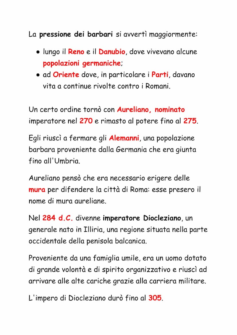 Dinastia dei Severi
Dopo Commodo, a guidare l'impero romano fu la
dinastia dei Severi.
Gli imperatori romani appartennero alla dinastia dei
