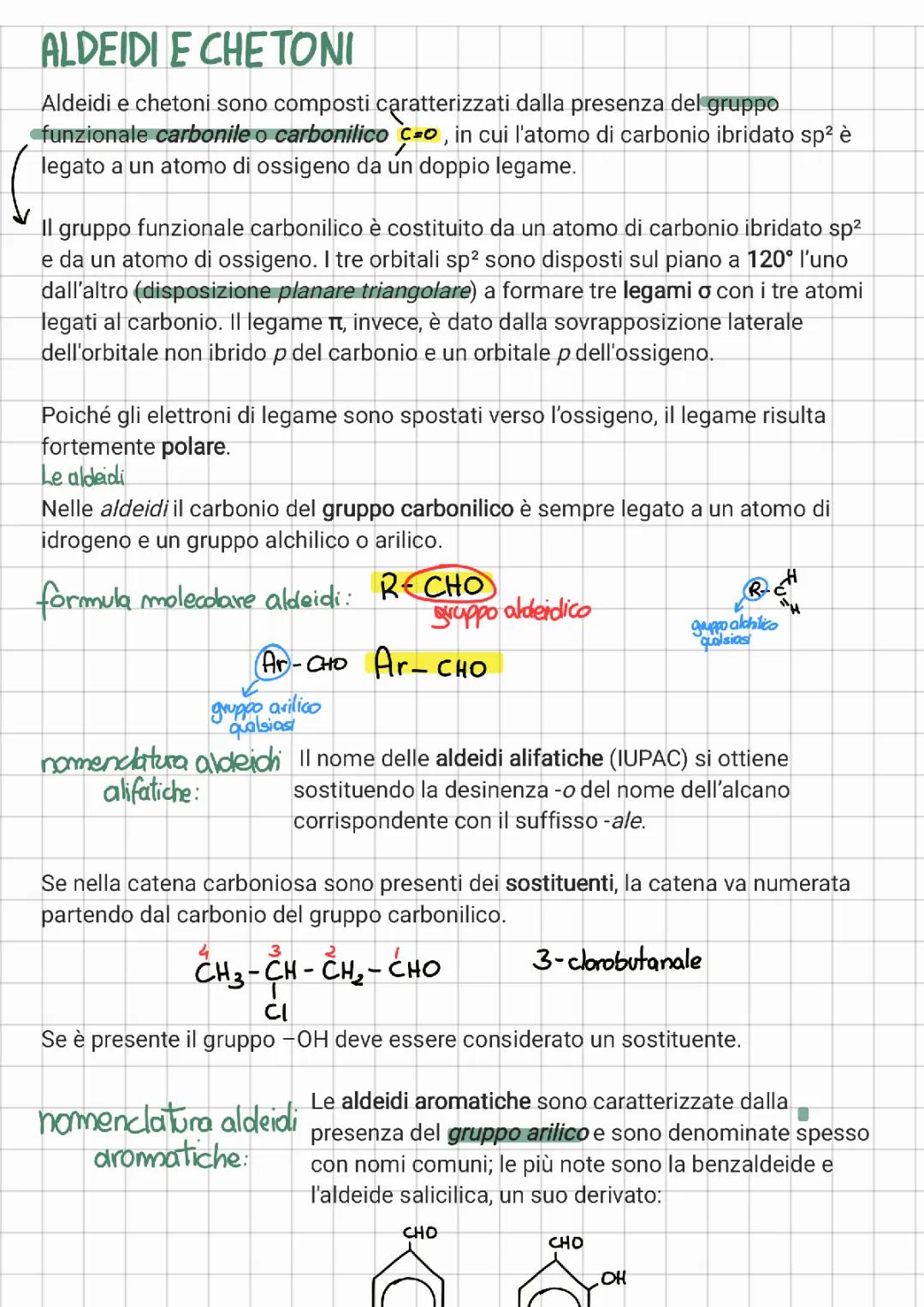 Aldeidi e chetoni